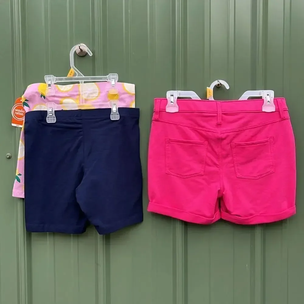 Girls Active Tracksuit T-Shirt Shorts & Tank Tops 11-Piece Bundle Size L Plus